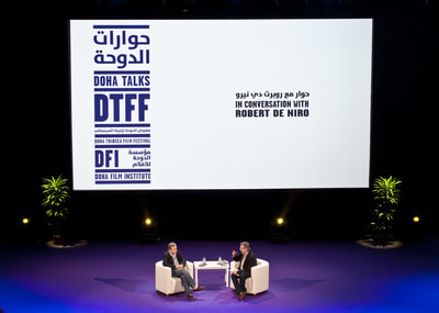 Robert Deniro at Doha Tribeca Film Festival