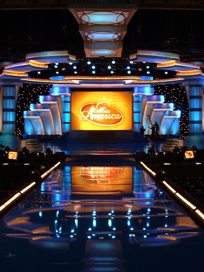 Miss America contest stage